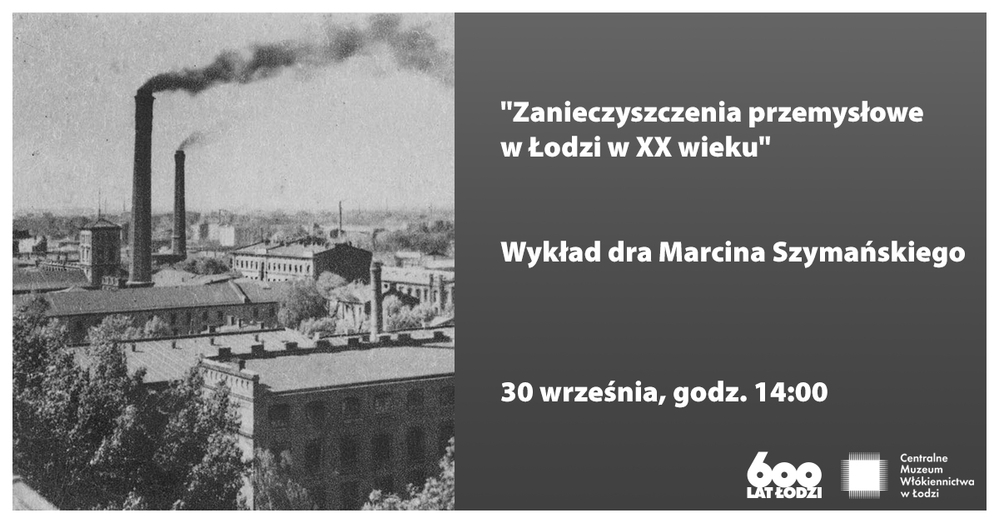 Plakat promujący wykład dr. Marcina Szymańskiego