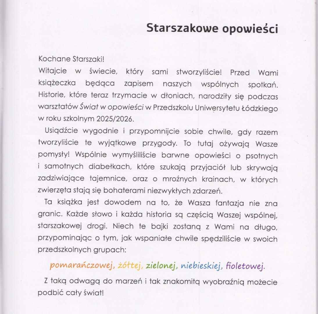 Starszakowe opowieści