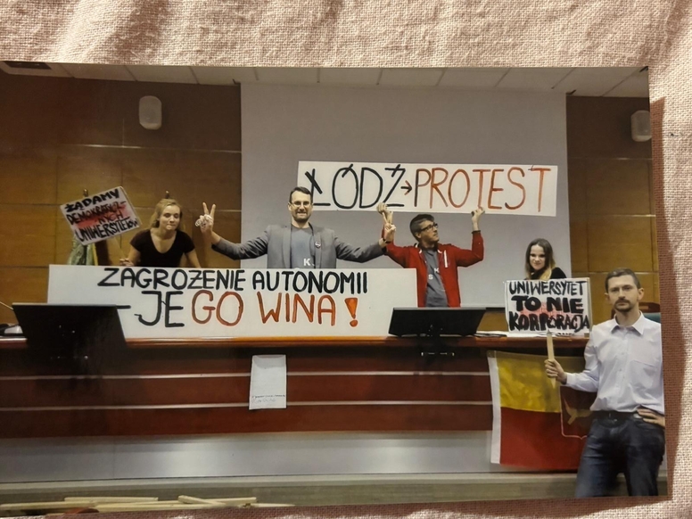 one of the photos presented at the exhibition