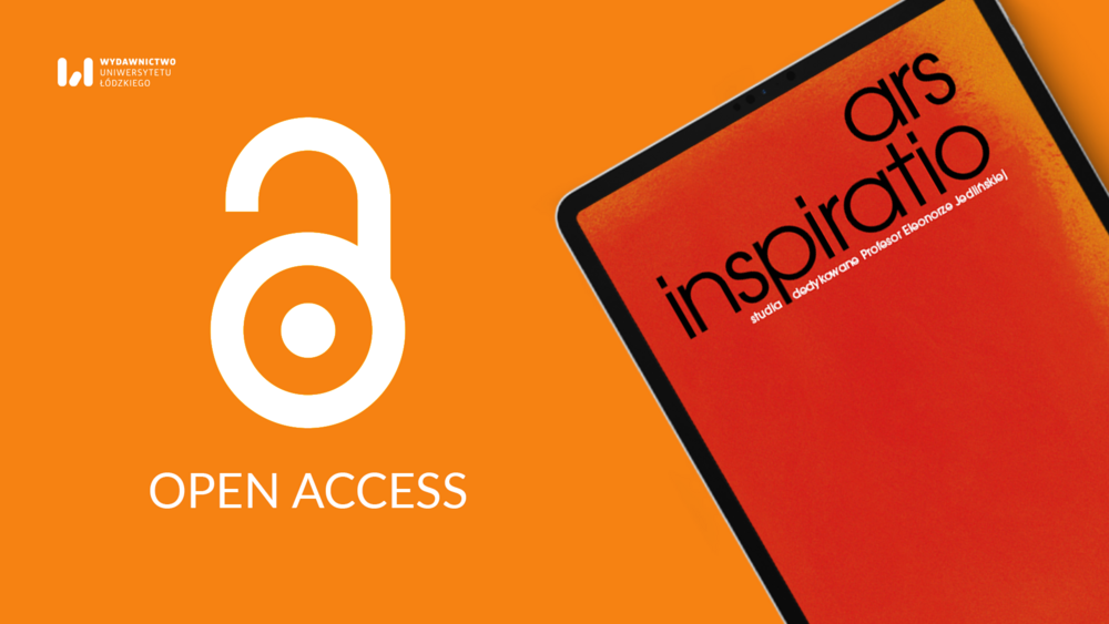 Grafika prezentująca okładkę książki i ze znaczkiem open access