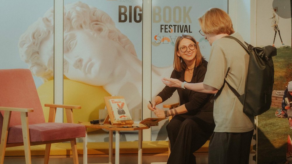 Dr Joanna Orzeł podczas Big Book Festival
