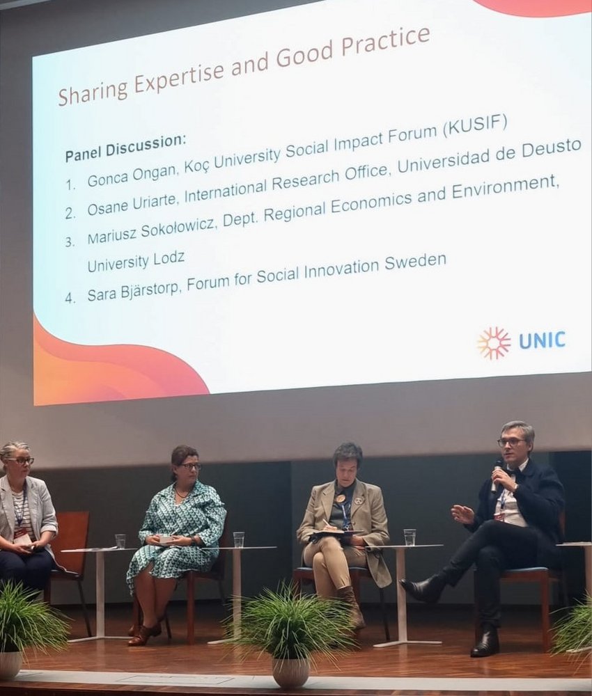 Pobyt delegacji UŁ na konferencji UNIC w Oulu