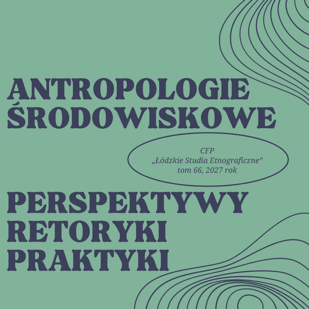 Łódzkie Studia Etnograficzne cfp 2027