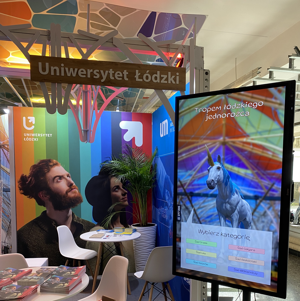 The stand of the city of Lodz at Salon Maturzystów 2023