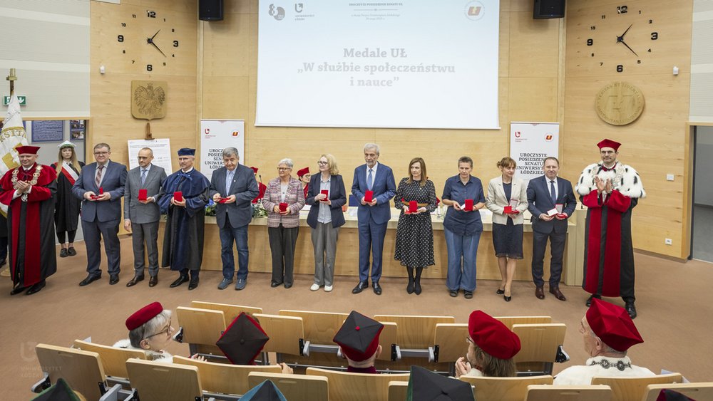 Naukowcy - laureaci medali UŁ