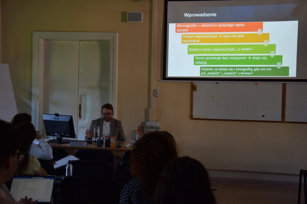 Kamil Ludwiczak na sympozjum PTS