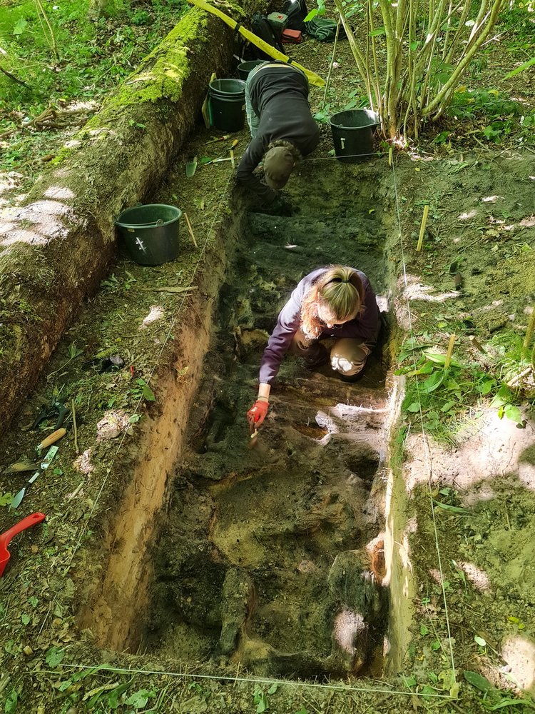 Eksploracja wykopu w Lelindrica