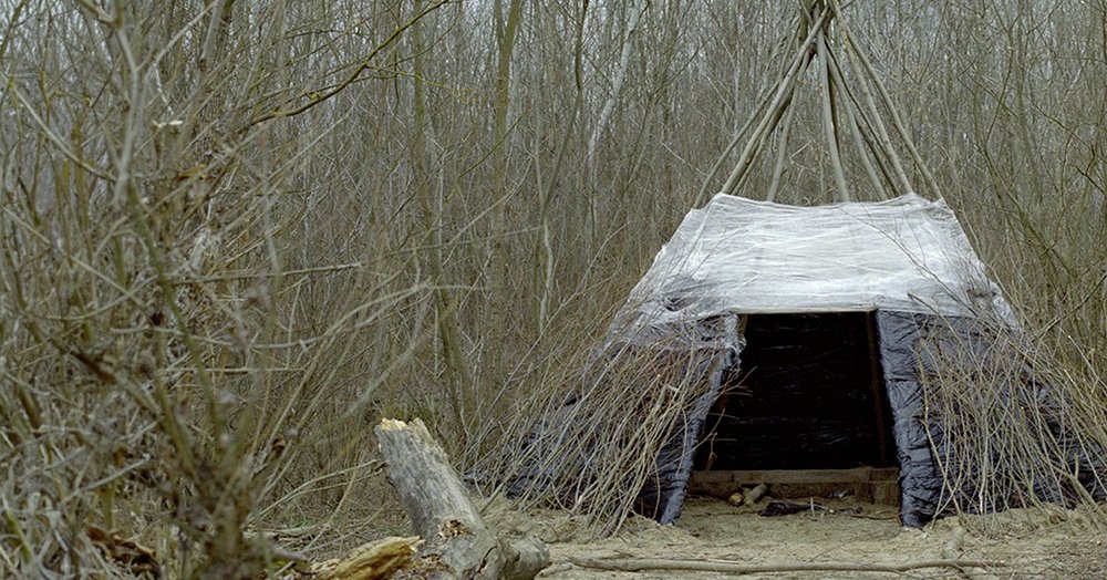 Flaner na przedmieściach