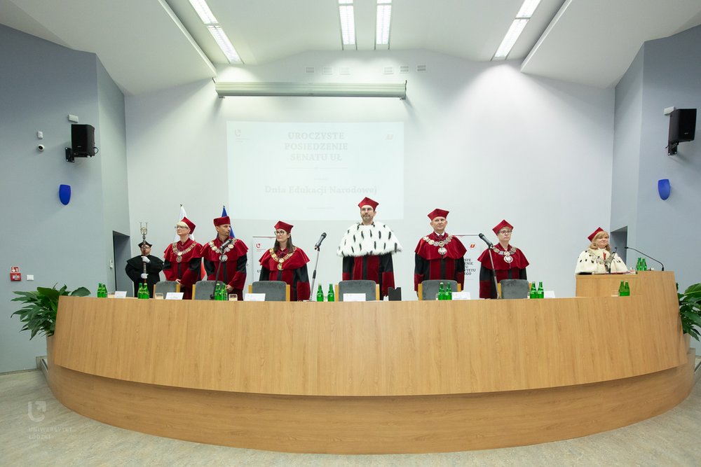 Kolegium rektorskie na uroczystościach z okazji Dnia Edukacji Narodowej