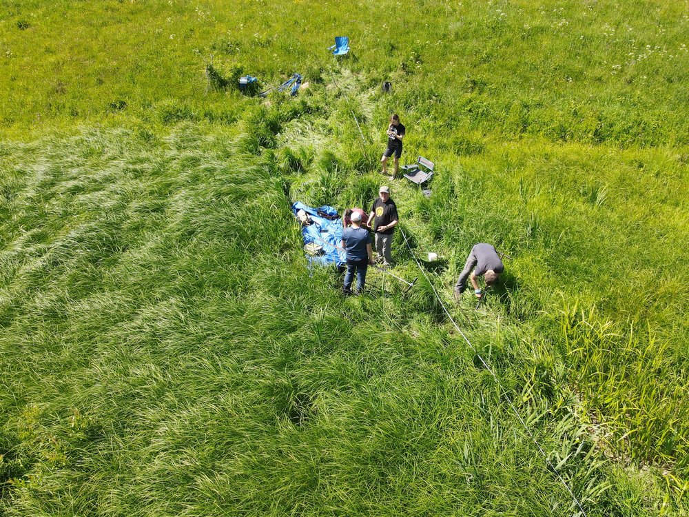 Odwierty geomorfologiczne w pobliżu grodziska Indrica