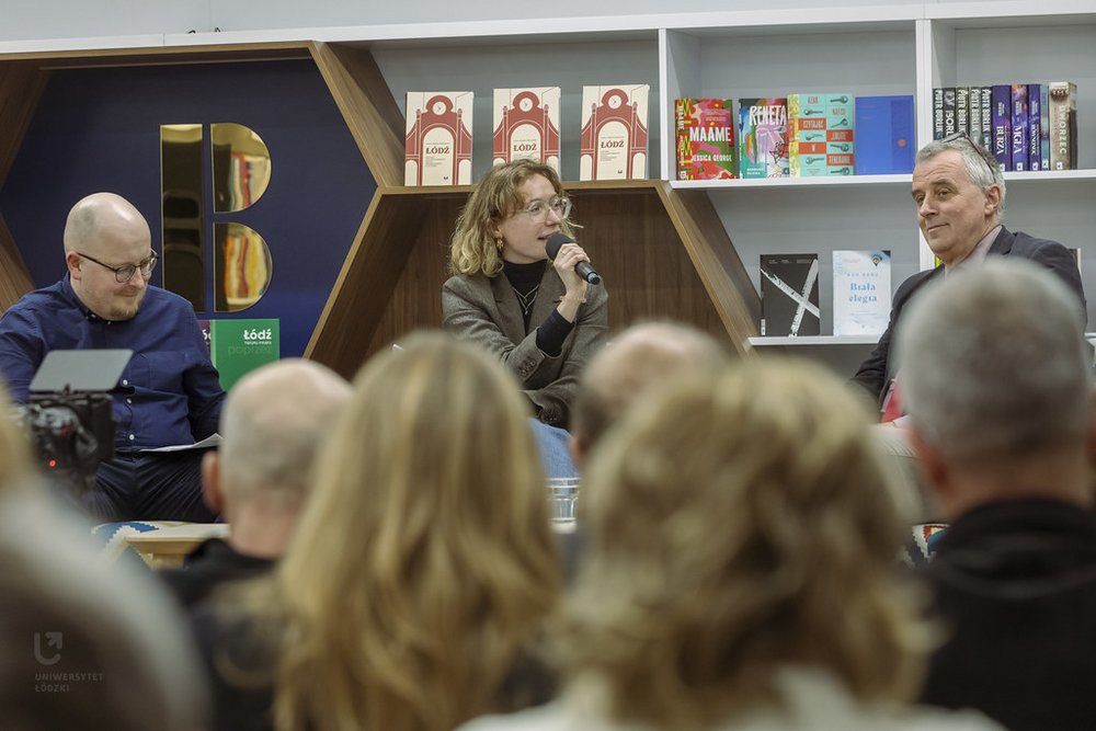 Od lewej: Andrzej Czyżewski, Laura Clarissa Loew oraz prof. Hans-Jürgen Bömelburg