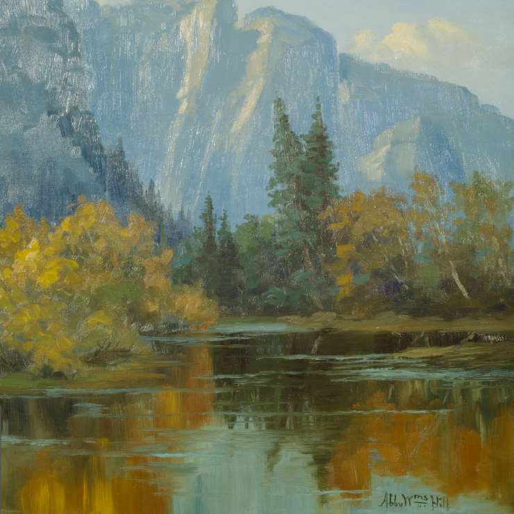 Krajobraz jesienny, obraz olejny