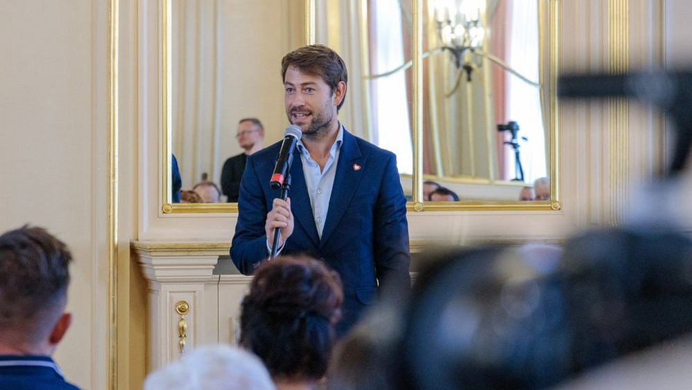 Adam Pustelnik, wiceprezydent Łodzi podczas wydarzenia