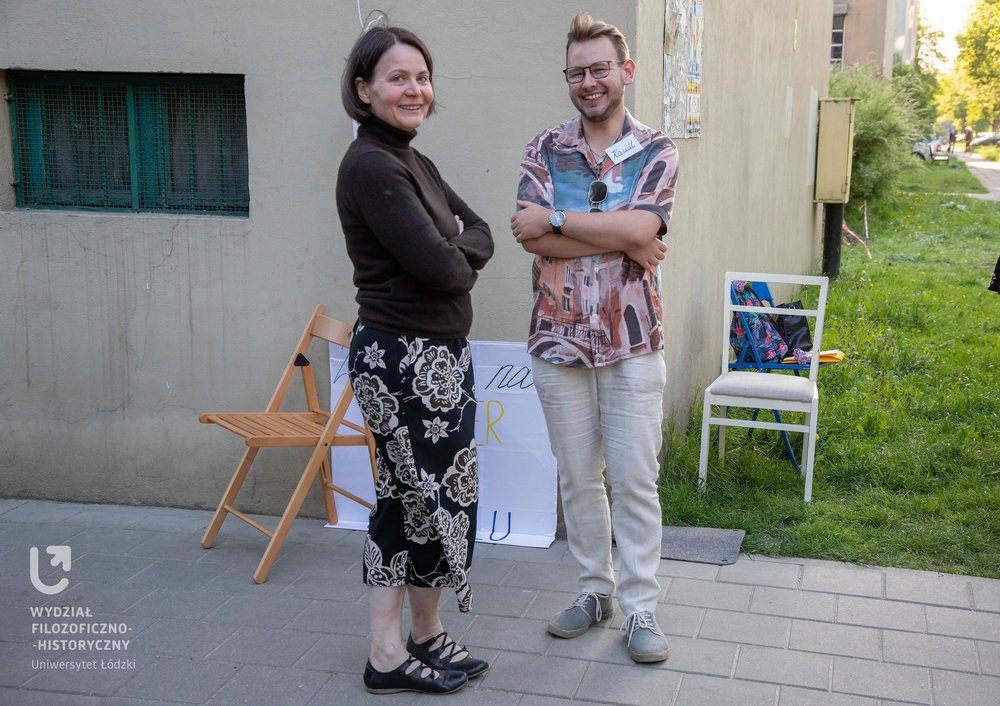 Kamil z rozmówczynią