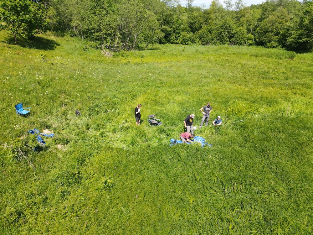 Odwierty geomorfologiczne w pobliżu grodziska Indrica